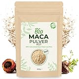 Curly Superfood Rotes Maca Pulver Bio 500g - 100% Bio Maca Rot aus Peru in naturreiner...