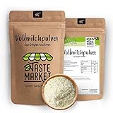 Vollmilchpulver 1 kg | 26% Fett | Trockenmilch sprühgetrocknet | Milchpulver...