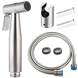 Bidet Set mit Handbrause, Schlauch und Halter Edelstahl Rostfrei - inkl. 2...