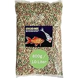 Teich Sticks Mix 10 Liter - Premium Alleinfuttermittel für Teichfische, Kois und...