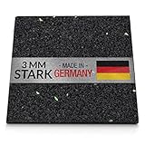 100 Stück 3 mm 90 x 90 mm Terrassenpad, Terrassenpads aus Gummi –...