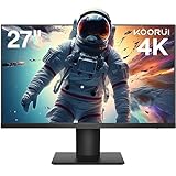 KOORUI Monitor 27 Zoll, 4K PC Bildschirm UHD(3840 * 2160), IPS, 4ms, 60Hz, 2X...