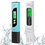 Nekano pH Messgerät Pool Thermometer Wasser Tester,Digital pH Meter mit...