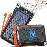 BLAVOR 𝟒 𝐢𝐧 𝟏 Solar Powerbank 20000 mAh mit 𝐔𝐊𝐖...