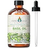 EVOKE OCCU Basilikum ätherisches Öl 118 ml, reines Basilikumöl für Haut Massage...