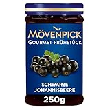 Mövenpick Gourmet-Frühstück schwarze Johannisbeere, Fruchtaufstrich, 8er Pack...