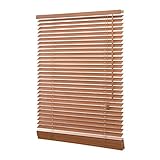 Ventanara® Holzjalousie 35mm Holz Jalousie Jalousette Echtholz (80 x 130 cm, Buche)