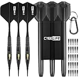 CyeeLife 18 Gr. Soft Dartpfeile mit Dart case und Zusätzliche Dart...