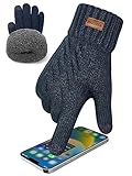 KEECOW Handschuhe Herren,Winterhandschuhe Herren Touchscreen Warme Thermo Fleece...