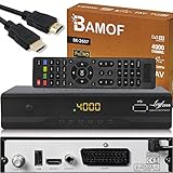 Bamof BE-2607 Digital Satelliten Sat Receiver - (HDTV, DVB-S/S2, HDMI, SCART, 2X USB 2.0,...