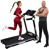 Miweba Sports elektrisches Laufband HT3000 - Incline bis 15% - Große Lauffläche - 3,5 PS...