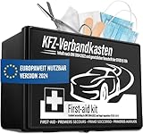 HELDENWERK Auto Verbandskasten 2024 europaweit einsetzbar & geprüft (StVO...