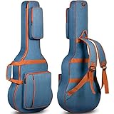 CAHAYA Gitarrentasche aus Denim Akustik- und Konzertgitarren Gig Bag 8mm...