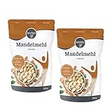 borchers 2x Mandelmehl | Von Natur aus vegan | Perfekt zum Kochen und Backen | 2x 200 g |...