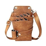 Dhongf Friseurtasche Werkzeugtasche leder Friseur Taschen tasche Kamm Schultergürtel...