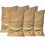 Jutesack Gross für Pflanzen Kaffee-Recycling - Packung mit 6 Einheiten von...