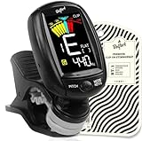 BELFORT® TuneMax kompakter Clip-On Tuner für alle Instrumente - Universal-Stimmgerät...