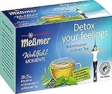 Meßmer DETOX YOUR FEELINGS | Brennnessel - Grüner Tee | 20 Teebeutel | Vegan |...