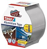 tesa Aluminium Klebeband / Selbstklebendes Aluminiumband für Reparaturen von metallischen...