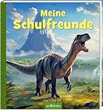 Meine Schulfreunde - Dinos: Freundebuch für die Grundschule, Geschenk für Schulanfang,...