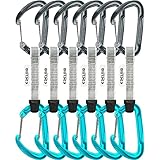 EDELRID Expressset Pure Wire Set Sixpack, Slate-icemint