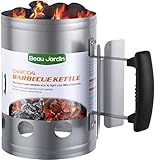 BEAU JARDIN 28x18cm Anzündkamin Rapidfire Grillen Kohle Grillkohleanzünder...