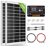 ECO-WORTHY 240 Watt Solarpanel kit Off-Grid System: 2 Stück 120W monokristalline...