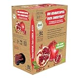 Bio Granatapfel Direktsaft 3 Liter Box - Granatapfel Muttersaft aus 100%...