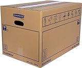 Bankers Box 6208301 Pack 10 Kartonboxen mit Griffen für Umzug, Lagerung und...