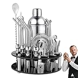 haoshuo Shaker Bartending - Bar-Sets für zu Hause | 30-teiliges...