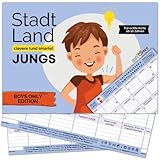 Stadt Land Jungs by snaPmee - Jungen Teenie Edition ab 10 Jahren - Geschenk für Teenager...