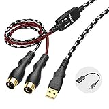 EBXYA USB-MIDI-Kabel USB auf 5-polige MIDI-Schnittstelle 2M Professioneller...