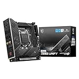 MSI MEG Z590I UNIFY Gaming Mainboard Mini-ITX, unterstützt Intel-Prozessoren...