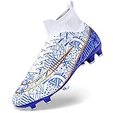 DimaiGlobal Fußballschuhe Herren High Top Spike Microfaser Cleats Professionelle...