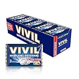 VIVIL Natürliches Pfefferminz ohne Zucker 20er Packung (20 x 3 Rollen á 28 g)