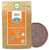 BIO Schwarze Senfkörner 250g - Deutscher Anbau - Würzen & Senf herstellen -...