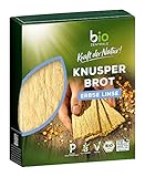 biozentrale Knusperbrot Erbse Linse | 7 x 100 g Bio-Knusperbrot | vegan &...