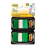 Post-it: Markierungsf hnchen in Spender, gr n, 50 Flaggen/Spender, 12 Spender pro Pack...