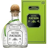 PATRÓN Silver Premium-Tequila aus 100 % besten blauen Weber-Agaven, in Mexiko in kleinen...