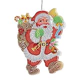 5D Weihnachten Diamond Painting LED Weihnachtsbeleuchtung Diamant Malerei Deko Lampe...