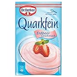 Dr. Oetker Quarkfein Erdbeer-Geschmack, 56 g Dessertpulver für eine Quarkspeise...