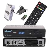 Ankaro DCR 3000 Plus digitaler 1080p Full HD Kabel-Receiver für Kabelfernsehen (HDTV,...