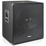 Vonyx SWA18 PA Aktiv Subwoofer, stabile Bassbox, 18 Zoll Sub 1000 Watt,...