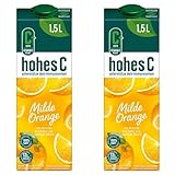 hohes C Milde Orange, 100% Orangensaft (1 x 1,5l) (Packung mit 2)