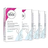 Veet PURE Kaltwachsstreifen mit Easy-Gelwax Technology – Geeignet für...