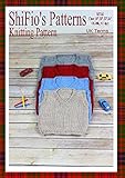 Knitting Pattern -KP262 - Childs V Neck Pullover - Chest - 18' (46cm), 20'...