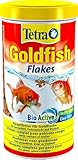 Tetra Goldfish Flakes - Flocken-Fischfutter für alle Goldfische und andere...