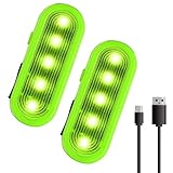 Taximi LED Blinklicht Sicherheitslicht USB Aufladbar - 2er Sicherheit Licht Set...