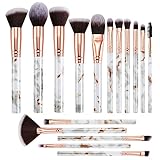 Pinselset Makeup DUAIU 16 Stück Professionelle Pinsel Set Marmor Gesicht Make Up...