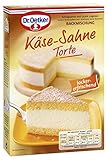 Dr. Oetker Käse-Sahne Torte, 4 x 385 g, Backmischung für eine sahnige,...